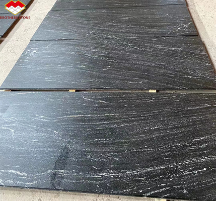 من خلال Lattea الجرانيت الأسود الطلاء المزدوج المقطوع إلى الحجم لنمط الأرضية الكلاسيكية والأنيقة