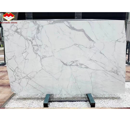 النحت الطبيعي Statuario الرخام الأبيض اللوحة الكبيرة للأرضيات والجدران الإيطالية