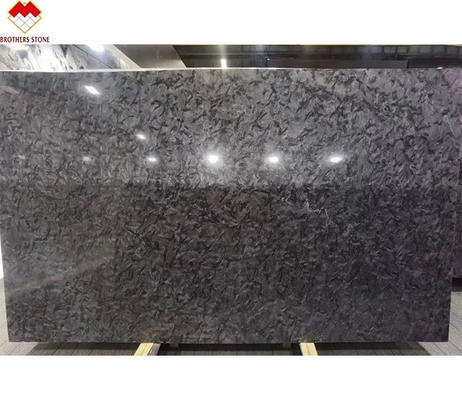 سطح الجلد الطبيعي المنشط مصفوفة ورسايس أسود الكلاسيكي الكوارتزيت الأسود من البرازيل