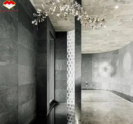 التصميم الجرافيكي للهندسة الفندقية الطبيعية الحجرية المرنة اللوحة الجدارية