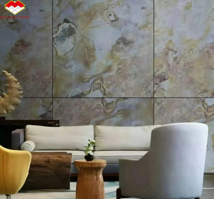 التصميم الجرافيكي للهندسة الفندقية الطبيعية الحجرية المرنة اللوحة الجدارية