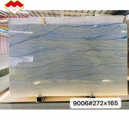 بيع مباشر منقحة أزرق الإمبراطورية شرائح الأزرق السماء الكوارتزيت الكبرى ضوء السحاب البلاط الرخام