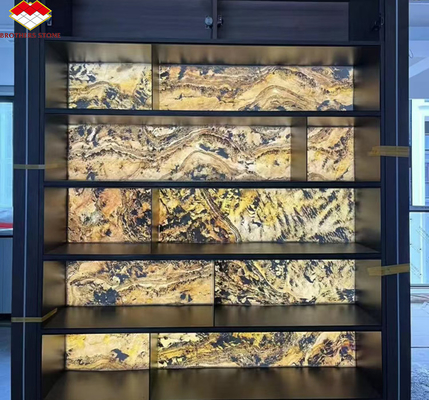 الحجر الطبيعي Skinrock Veneer للجدارة الداخلية المرنة الحديثة