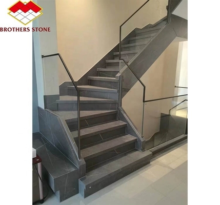 التصميم الجرافيكي الداخلي الخطوات الحجرية الاصطناعية البلاط للسلالم المعقدة الحديثة