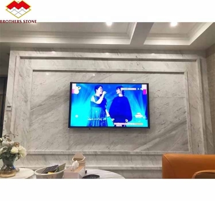 الحجر الطبيعي المقطوع حسب الحجم فوشان اليوناني الجاز اللوحة الرخامية البيضاء مع النهاية الملمعة