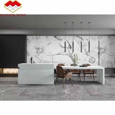 نوع الرخام الأنيكس الأبيض للطاولة المطبخ الفاخرة وتصميم الجدران من يونفو