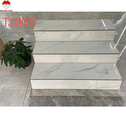 بلاط أرضية من السيراميك الملمع الزجاجي الأسعار الرخيصة كامل الجسم 1200 * 470mm بلاط الدرج البورسلين في الصين