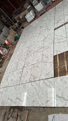 أندروميدا البرازيلية ألواح الجرانيت الأبيض للطاولات الجدران السلالم