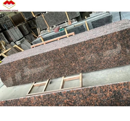 بارك الحديقة الحديثة البريطانية البني الجرانيت الحجر الملمع السطح لمصمم الطاولة المطبخ
