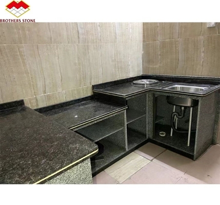 بارك الحديقة الحديثة البريطانية البني الجرانيت الحجر الملمع السطح لمصمم الطاولة المطبخ