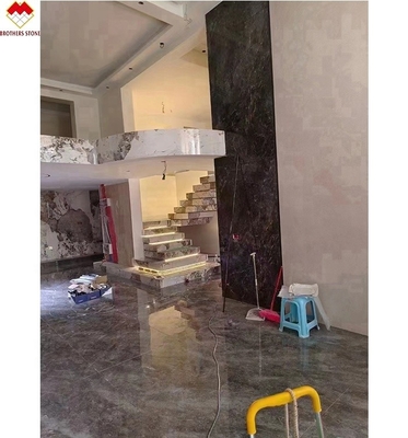 التشطيب المخصص للمسطح المتطاطي الشعبية MOHS 6-7 صلابة حجر مصقول