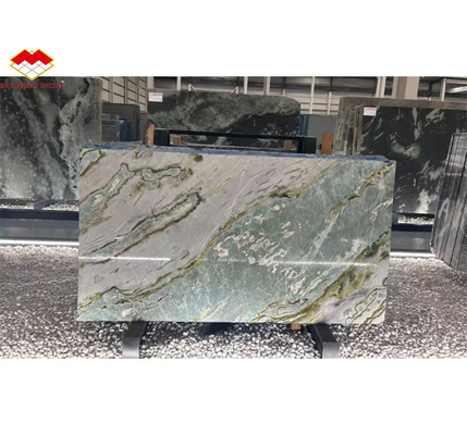 جزر المالديف الزرقاء الراقية الحجر الشفاف الملمع اللوحة الكبيرة لمجموعة طاولة طعام الفندق