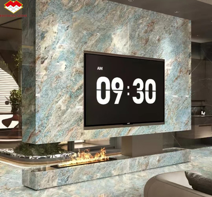 الأمازون الأزرق الراقي الحجر الملمع للفيلا والفندق التصميم الداخلي الإلهام