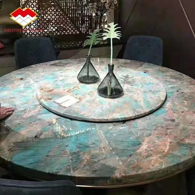 أرضية بلاطية ورخامية برازيلية أمازونية خضراء الكوارتزيت الحجرية لجزيرة فيلا