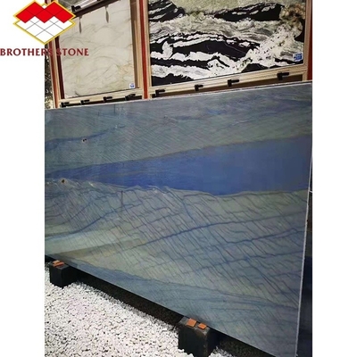 الإمبراطورية الزرقاء الماكوباس الرخام الأزرق الملمع لأرضية زرقاء خفيفة