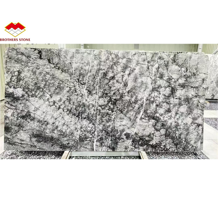 التصميم الجرافيكي الحجر الطبيعي الايطالي الفضة الشعير الرخامية الأرضية البلاط لغرفة المعيشة
