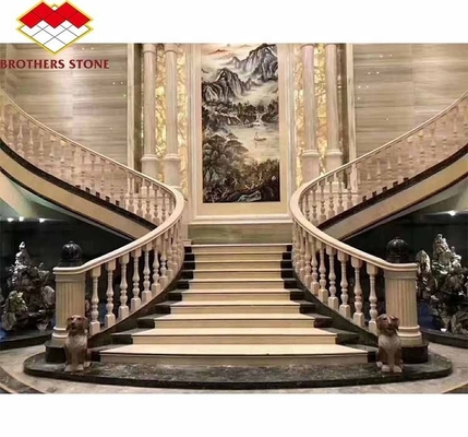 قطع حسب الحجم الحديث الحجر الطبيعي الأبيض الركيزة الركيزة الملمعة الركيزة لتحديث المنزل