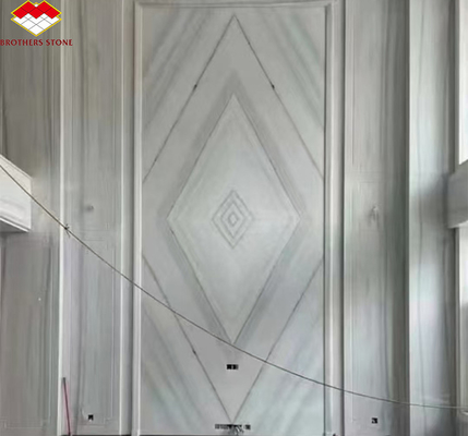 تصميم الفندق الطراز الحديث للكاميرا الحائطية الرخامية البيضاء
