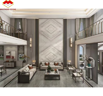 تصميم الفندق الطراز الحديث للكاميرا الحائطية الرخامية البيضاء