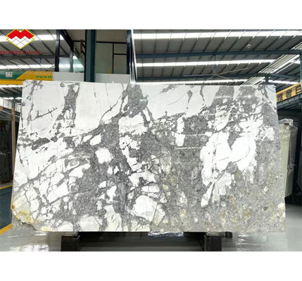 أسلوب التصميم الحديث الحجر الفاخر النهر الثلجي ألواح الرخام للتصميم الداخلي