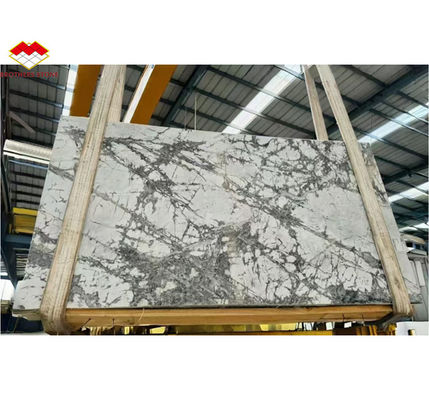 أسلوب التصميم الحديث الحجر الفاخر النهر الثلجي ألواح الرخام للتصميم الداخلي