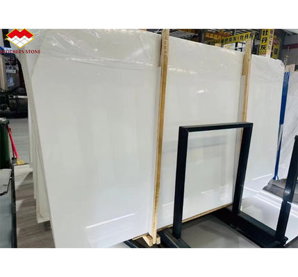 بلاط الرخام الأبيض الإيطالي الملمع من الدرجة الأولى الرخام البيضاء البندقية حسب الحجم لتصميم الأرضيات