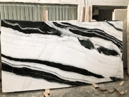 الصين الباندا الأبيض الأرضيات المضادة المطبخ الرخام حجر بلاطة الموجة السوداء الحجر الطبيعي
