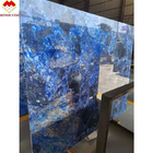 الطبيعي الأزرق Terrazzo Ocean Marble Stone Slab Custom Terrazzo Countertops