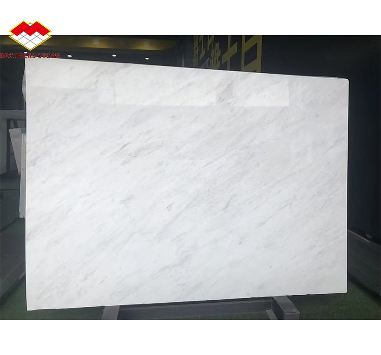 أسطوانة حائطية من الحجر الملمع من الرخام البيضاء Thassos Big Slab لتصميم الفنادق الحديثة