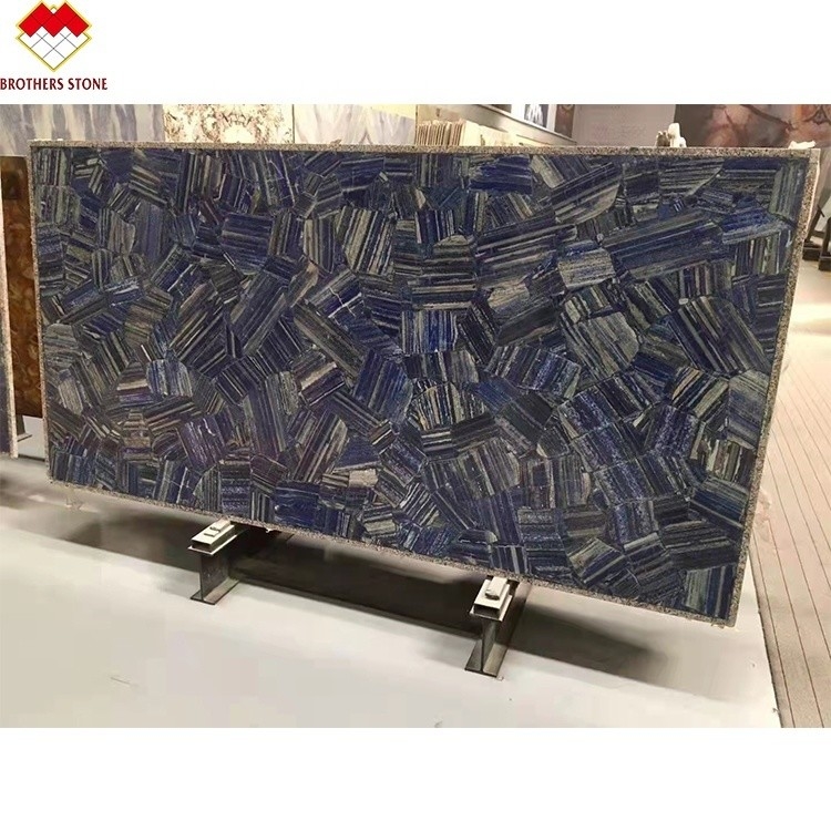 البلاط الحديث اللون الأزرق الباهيا الرخام اللون الأزرق ليموريا الأزرق الجرانيت للديكور الداخلي